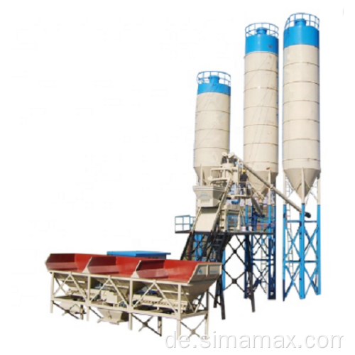 HZS75 Wet Mix Ready Mix Beton -Batching -Pflanze